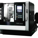 Compact S-32 ATM 9-Axis Twin Spindle Mill/Turn Center from Quicktech Features B-Axis and Automatic Tool Changer To Maximize Precision Output of Small, Complex Parts